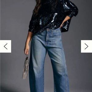 Pilcro Anthropologie Wide Leg Jeans